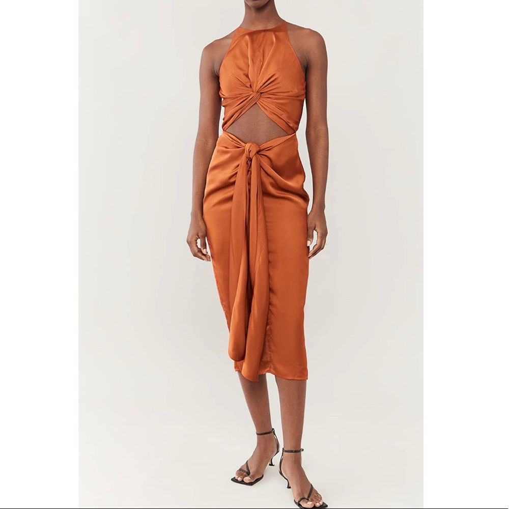 Andrea Iyamah Reni Knotted Dress